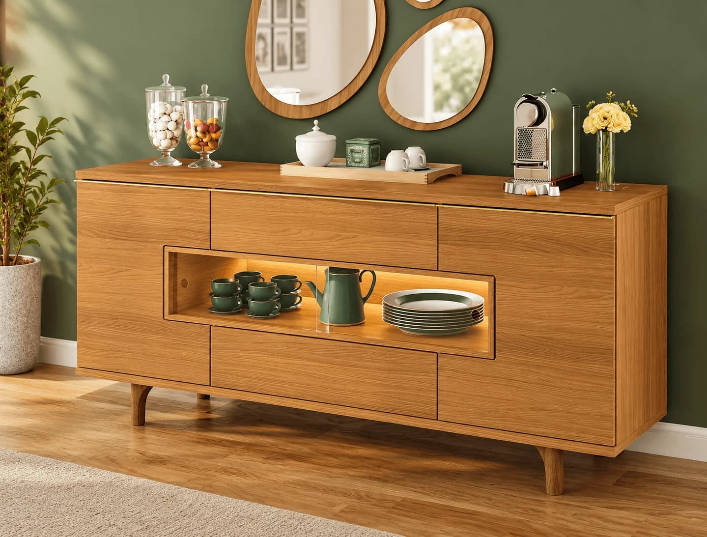 Aparador | Buffet com LED - HB – Móveis Junges
