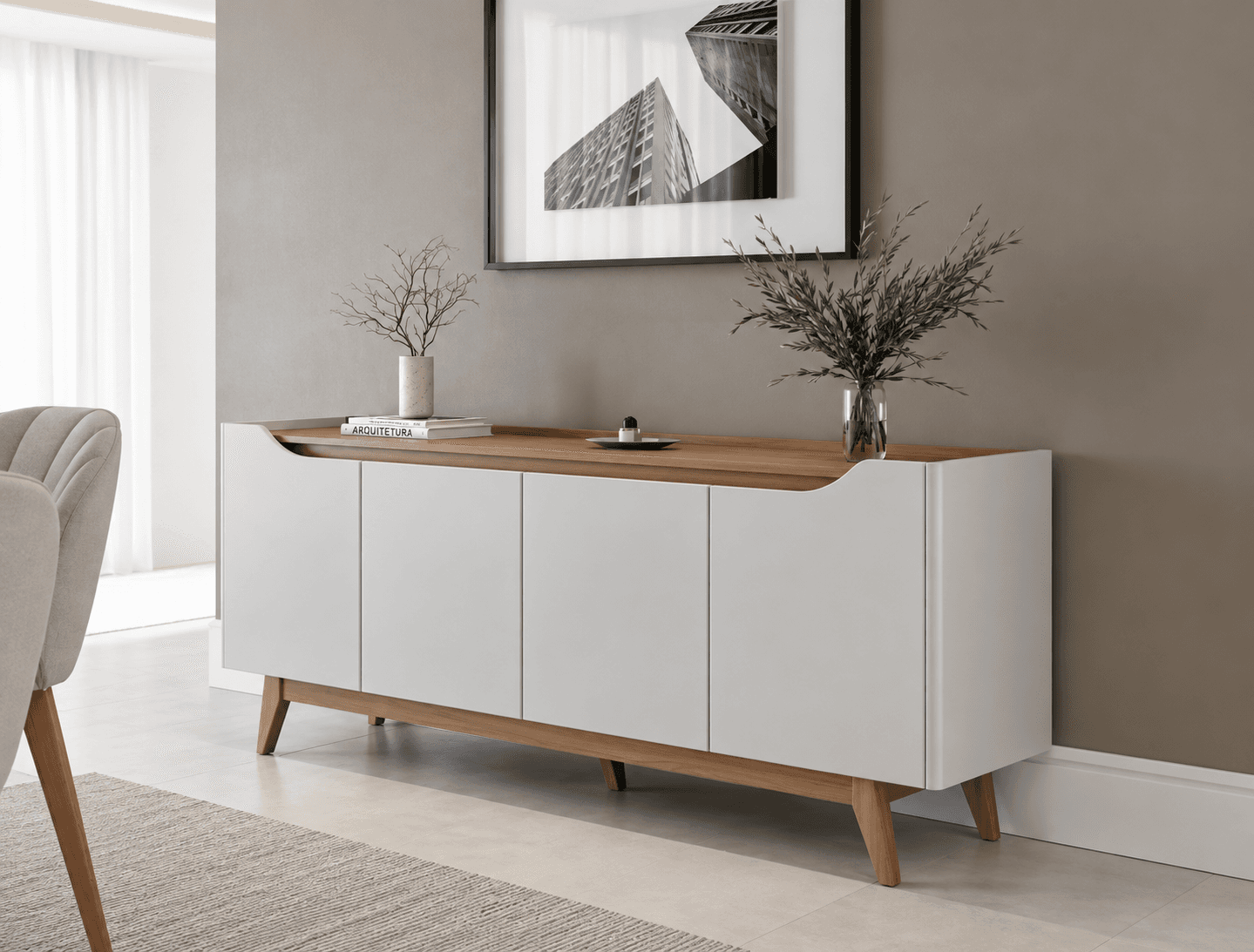 Buffet 4 Portas Pulse 180 cm