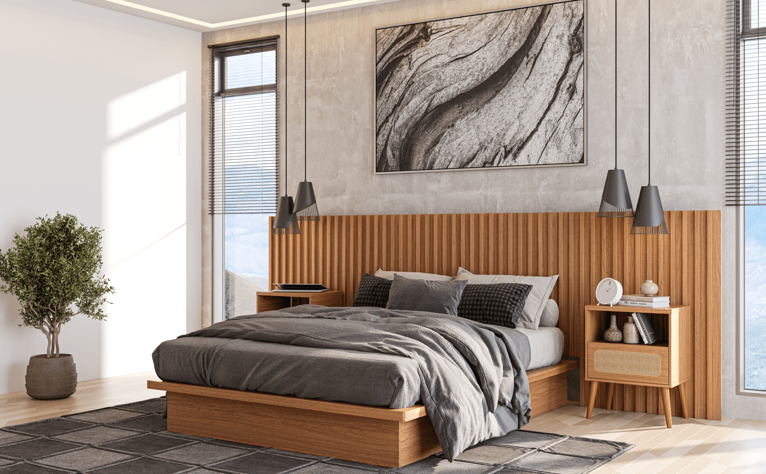 Cama Madeira 100% MDF - TW29