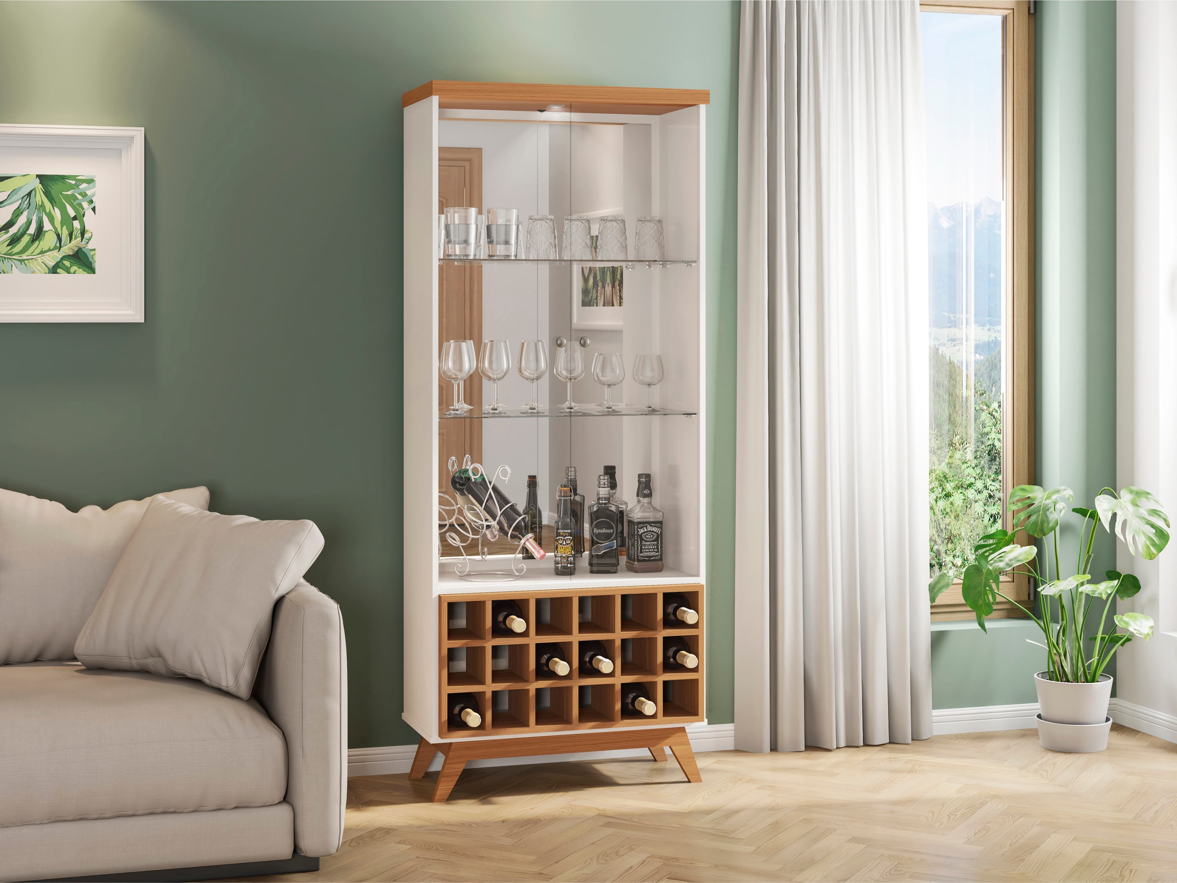 Cristaleira com Led - C712L