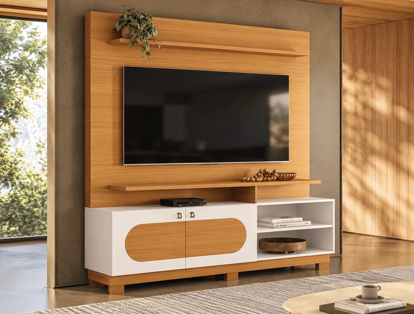 Painel com Rack - HB – Móveis Junges
